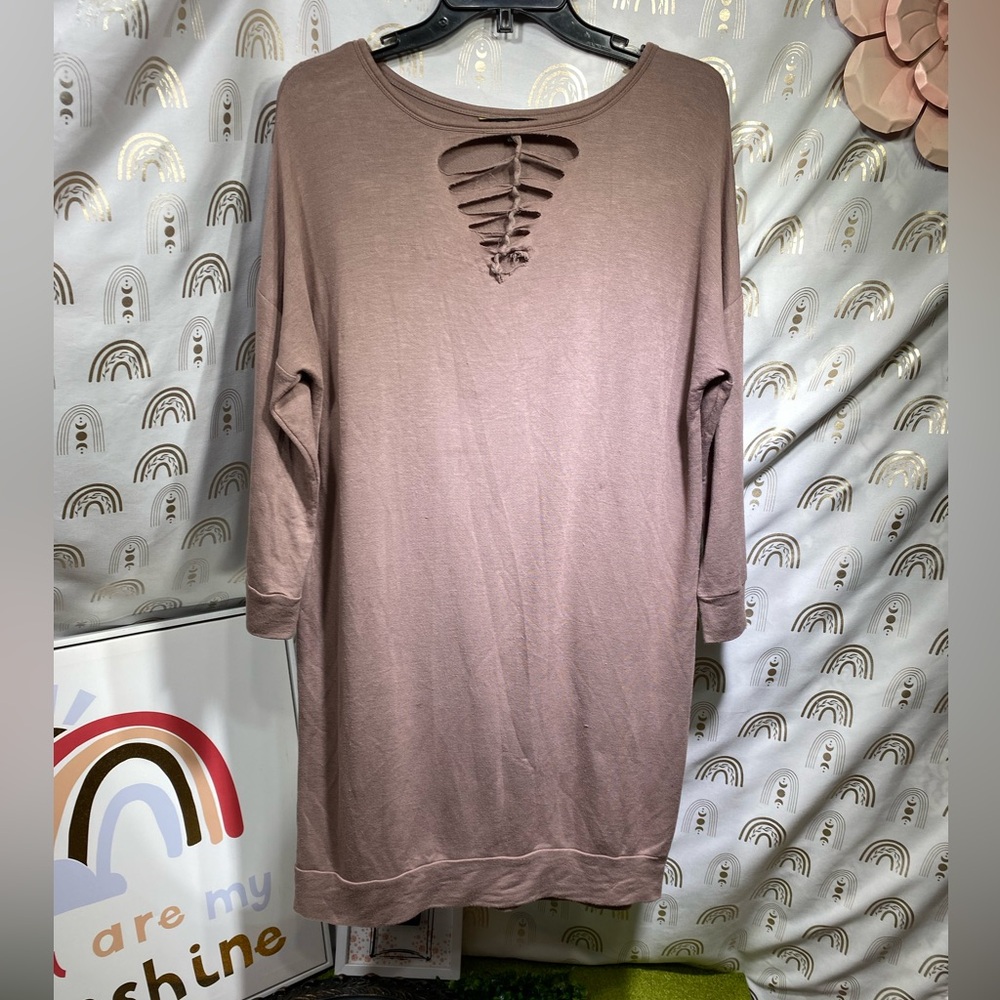 Tresics Luxe Dusty Pink Knit Top